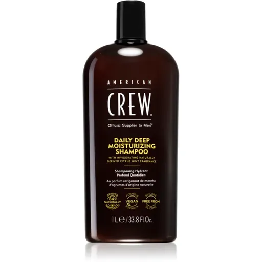 American Crew Daily Moisturizing Shampoo șampon pentru utilizare zilnică cu efect de hidratare pentru bărbați 1000 ml