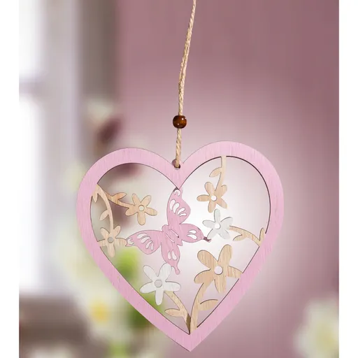 Decorațiune din lemn "Inimă"