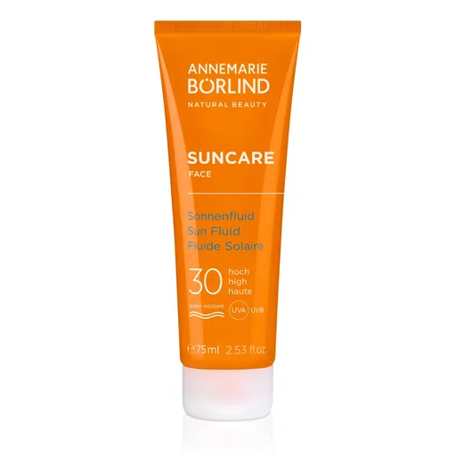 ANNEMARIE BORLIND Fluid de bronzare pentru față SPF 30 Suncare (Sun Fluid) 75 ml