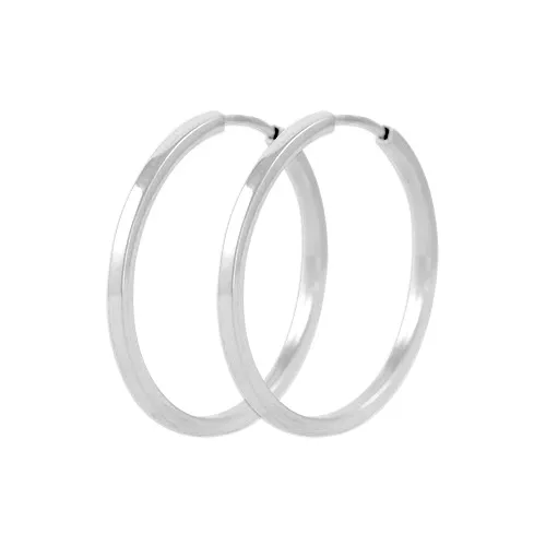 Soliter Cercei rotunzi din aur alb 231 001 00200 07