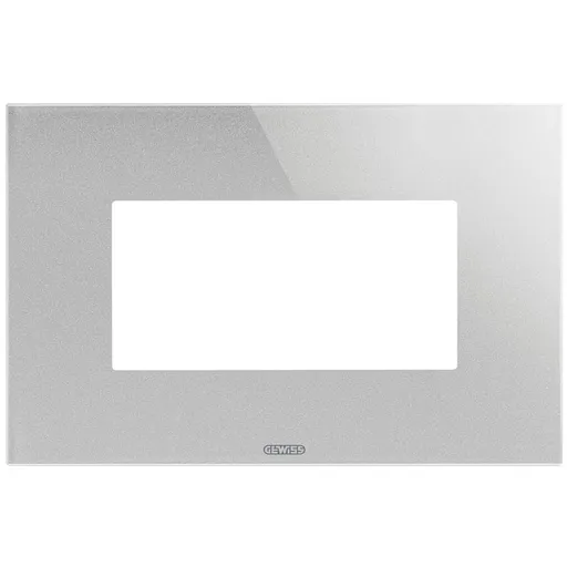 Rama ornament sticla 4 module Gewiss Chorus Ice GW16904CT, titan