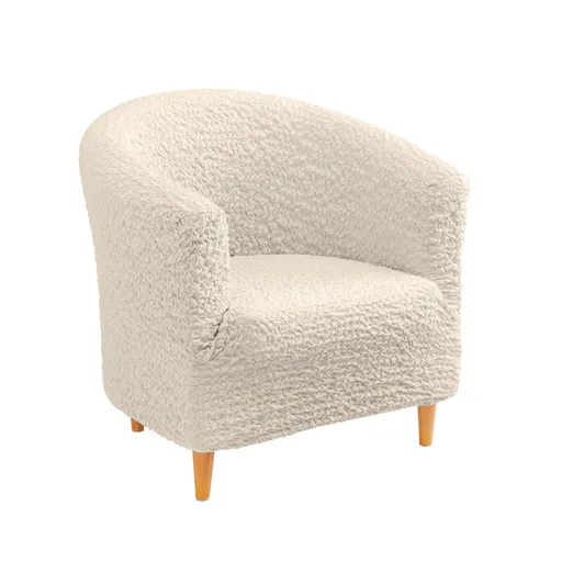 Husă extra extensibilă cu model în relief pentru fotoliu cabriolet