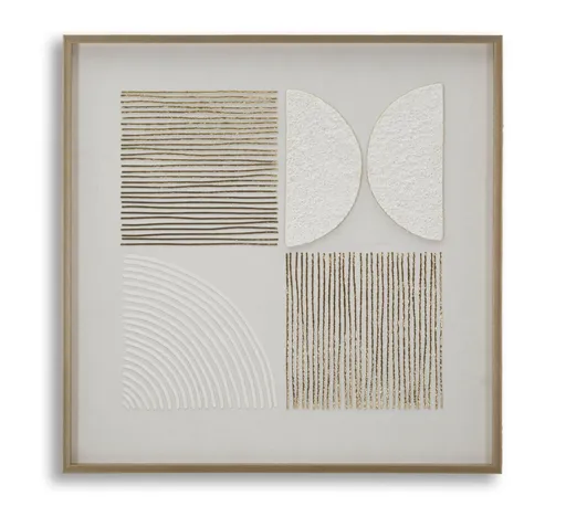 Mauro Ferretti Pictura Abstract Pe Panza, Cu Rama,  Cm 60X3X58 | Aosom Romania