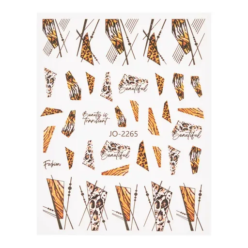 Abtibild unghii 3D JO-2265 Oranjollie