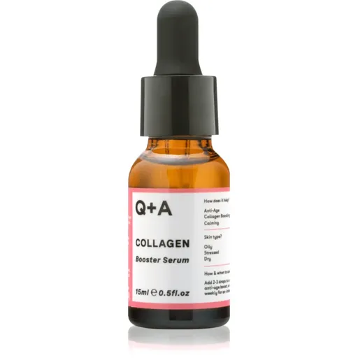 Q+A Collagen ser facial cu colagen 15 ml