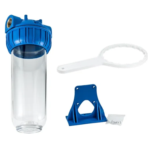 Filtru apa 10", 1/2", fara cartus filtrant, FI x FI, 110 l/min la 2 bar