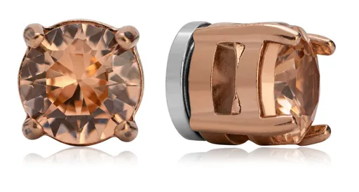 Troli Cercei strălucitori din bronz cu magnet 2 in 1 (mărgele, mini brosa)