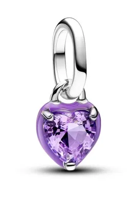 Pandora Pandantiv din argint Inimă cu glazură ME 793042C04