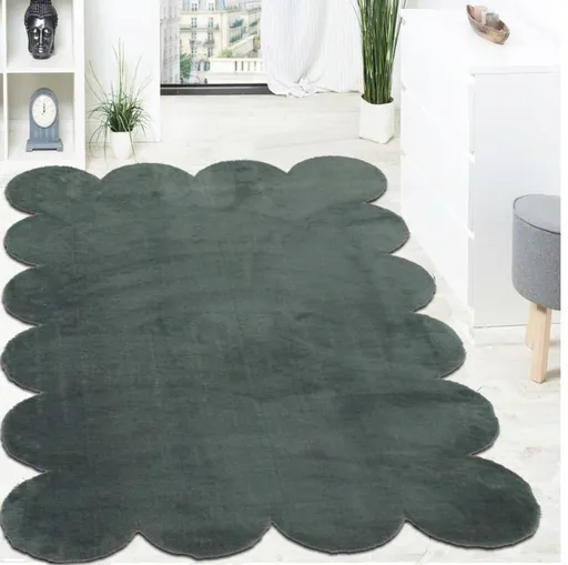 Covor, Laser Plush, 80x300 cm, Gri inchis