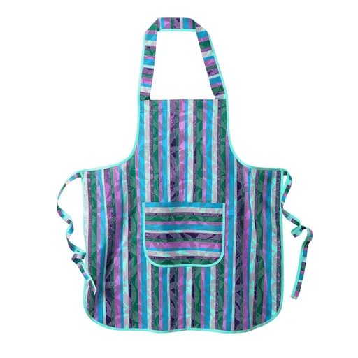 Șorț cu dungi și bavetă