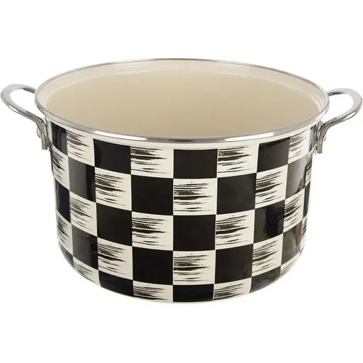 Orion Oală emailată Șah Lem, 6,5 l, diametru 26 cm, diam. 26 cm