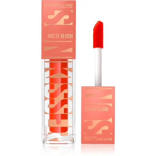 MAYBELLINE NEW YORK Sunkisser Matte fard de obraz lichid cu efect matifiant culoare 35 Spritzy Orange 4.7 ml