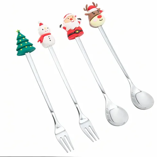 Set de 4 tacâmuri de Crăciun