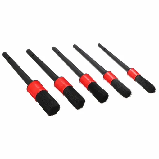 Set de perii moi de precizie Sixtol pentrucurățare CAR DETAILING BRUSH 5 SOFT, 5 buc