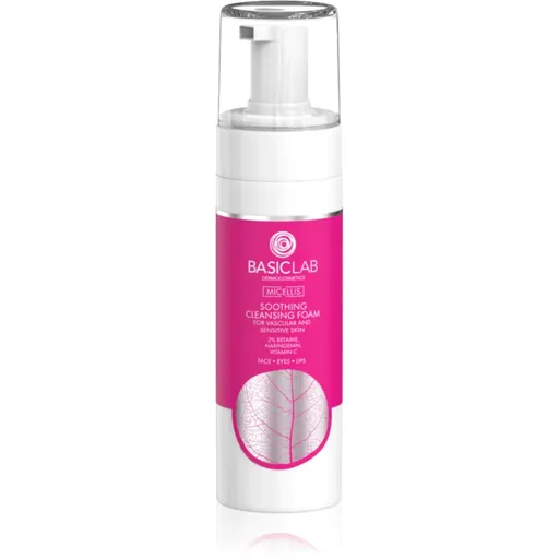 BasicLab Dermocosmetics Micellis demachiant spumant delicat pentru piele sensibila si inrosita 150 ml
