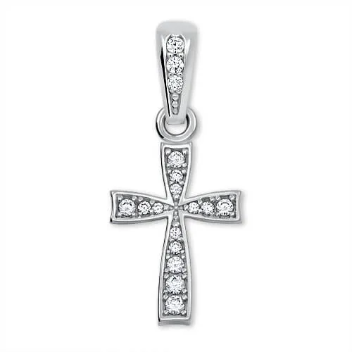 Soliter Pandantiv fin cruce din aur alb 249 001 00570 07