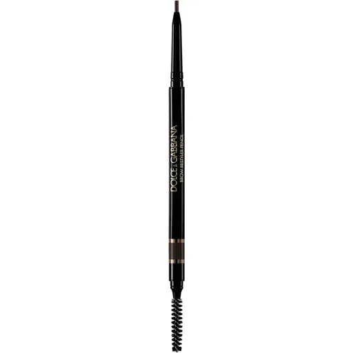 Dolce&Gabbana Classic Brow Restyler Pencil creion pentru sprancene cu pensula culoare 06 Naturally Black - Warm Black Brown 0.09 g