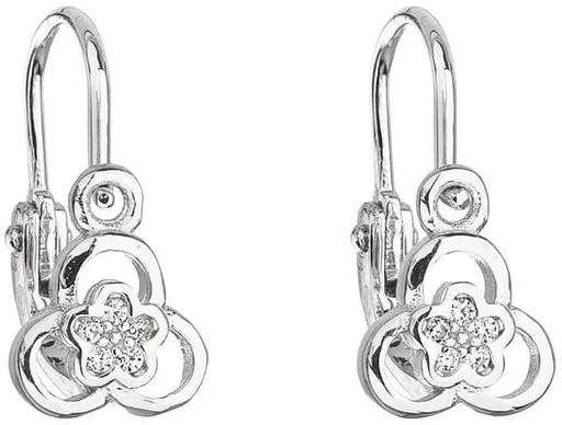 Evolution Group - Pavona Cercei din argint pentru copii cu zirconiu 11171.1