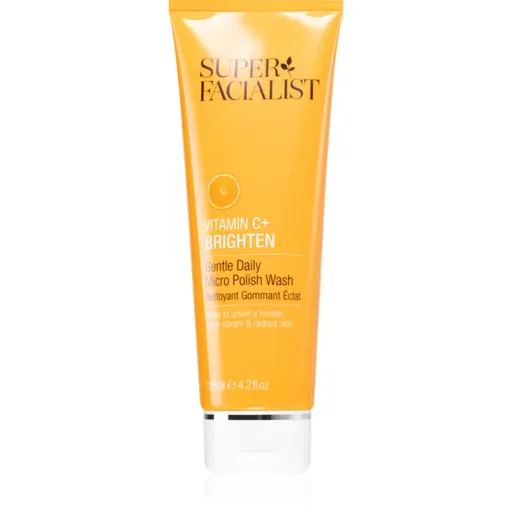 Super Facialist Vitamin C+ Brighten exfoliant iluminator pentru fata, gat si piept 125 ml