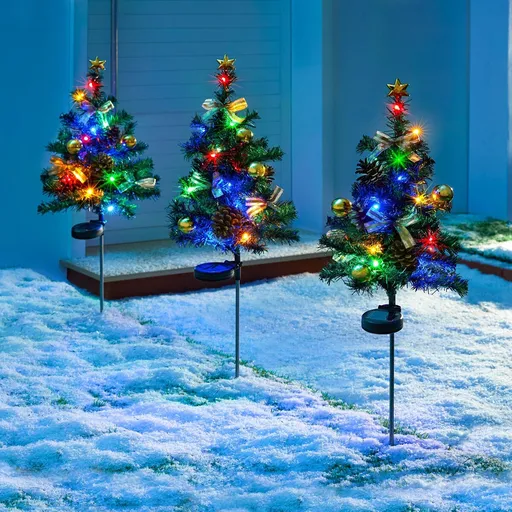 1 Decorațiune solară Pom de Crăciun