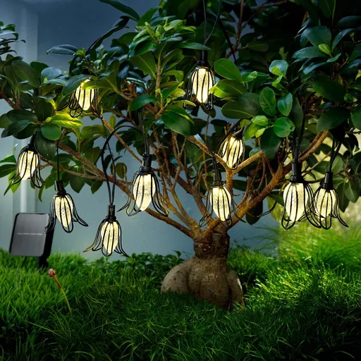 Lanț de lumini solare Flora