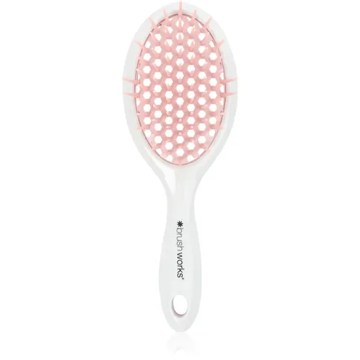 Brushworks Travel Blow Dry Brush perie cu ventilatie 1 buc
