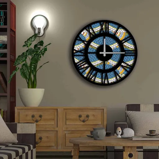 Ceas de perete, 5050MS-075, ø50 cm, Multicolor