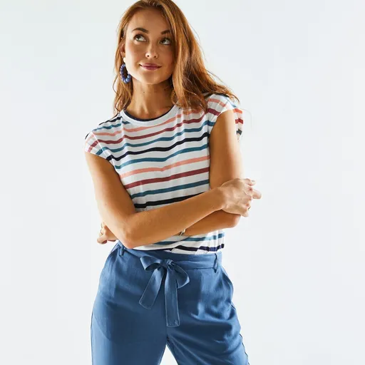 Cămașă în dungi cu buton