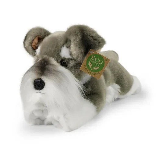 Câine de pluș Rappa Schnauzer 28 cm ECO - FRIENDLY