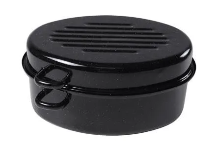 Tavă de copt din email cu capac