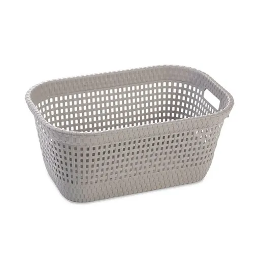 Coș de rufe 45 l, gri