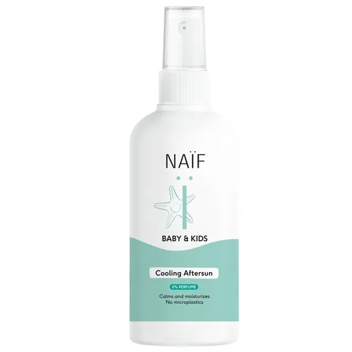 NAÏF Spray pentru copii după bronzare fără parfum Baby & Kids (Cooling Aftersun 0% Parfume) 175 ml