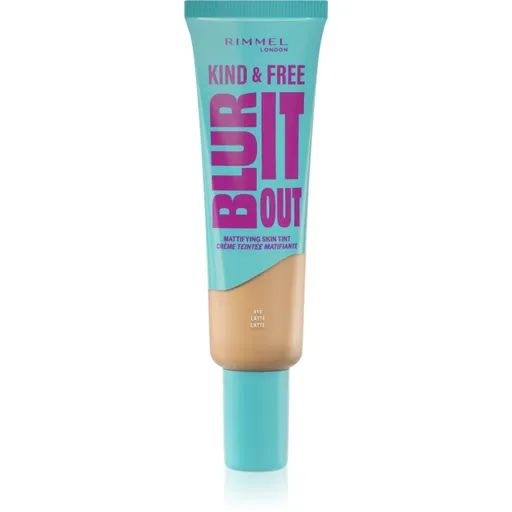 Rimmel Kind & Free Blur It Out machiaj ușor de hidratare SPF 20 culoare 410 Latte 30 ml