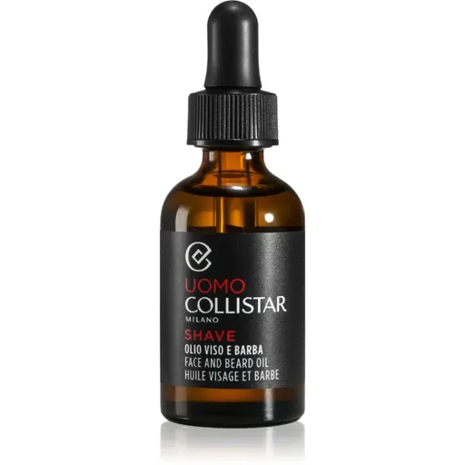 Collistar Uomo Face and Beard Oil ulei hrănitor pentru față și barbă 30 ml