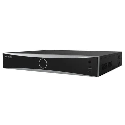 NVR 32 canale AcuSense 4K Hikvision DS-7732NXI-K4/16P, 12MP, 4x SATA, Alarma, 16x PoE