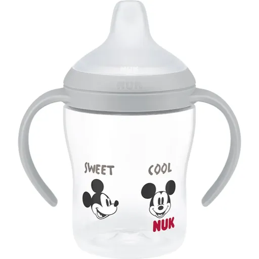 NUK Perfect Match Disney cană pentru antrenament cu mânere Mickey 6m+ 150 ml