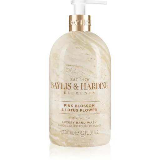 Baylis & Harding Elements Pink Blossom & Lotus Flower Săpun lichid pentru mâini 500 ml