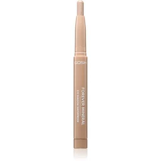 Gosh Forever Mineral Shimmer umbre de pleoape cu sclipici in creion culoare 002 Shimmer Beige 1.4 g