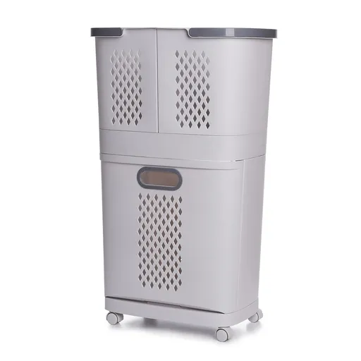 Coșuri universale de depozitare pe roți 4Home HANDY, 2 nivele