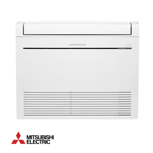 Aparat de aer conditionat inverter pentru podea Mitsubishi Electric MFZ-KT35VG + SUZ-M35VA, 12000 BTU, 30 m², A++, R-32, Alb