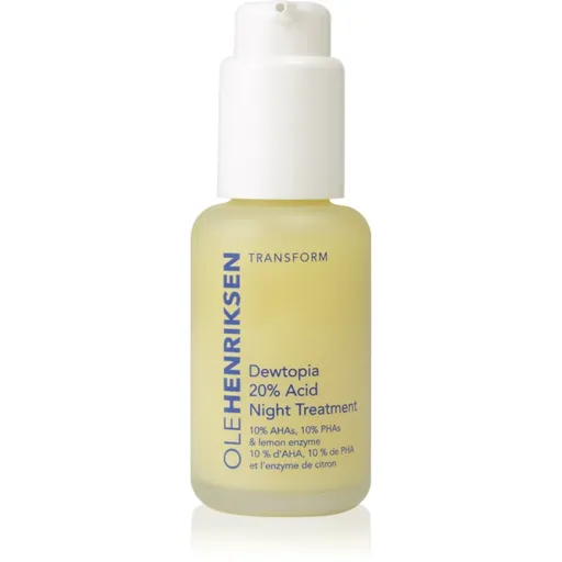 OLEHENRIKSEN Transform Dewtopia 20% Acid Night Treatment ser de noapte pentru riduri si pete 30 ml