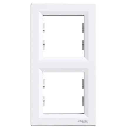 Rama dubla verticala 2 posturi Schneider Asfora EPH5810221