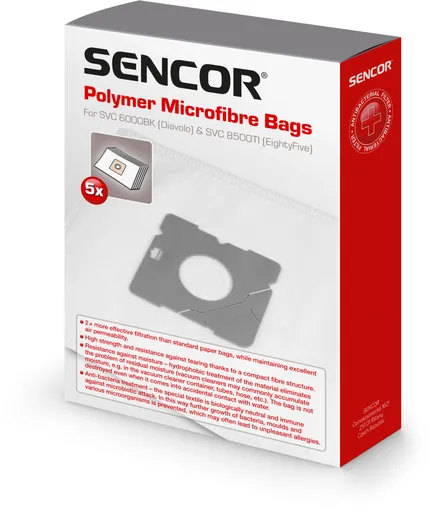 Saci SVC 60XX/85XX/93XX (5 buc.) SENCOR