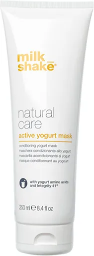 Milk Shake Mască de păr intensiv nutritivă Natural Care (Active Yogurt Mask) 250 ml