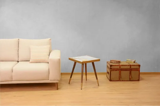 Masa, Hanah Home, LR, 206+45+45x77x102 cm, Stejar / Negru