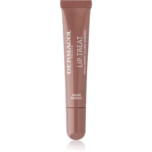 Dermacol Lip Treat lip gloss hidratant culoare 9 Taupe Brown (Choco & Vanilla) 10 ml