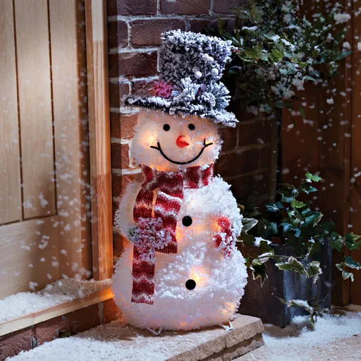 Om de zăpadă cu LED „Erwin”