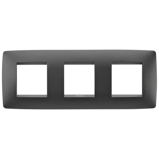 Rama ornament 2+2+2 module Gewiss Chorus One GW16126VN, negru satin