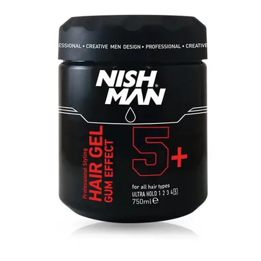 NISH MAN - Gel de par ULTRA HOLD 5+ -  750 ml