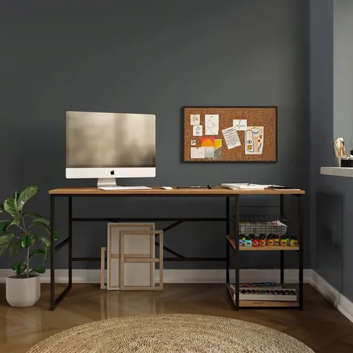 Birou, Hanah Home, Vg28-A, 160x75x60 cm, Maro